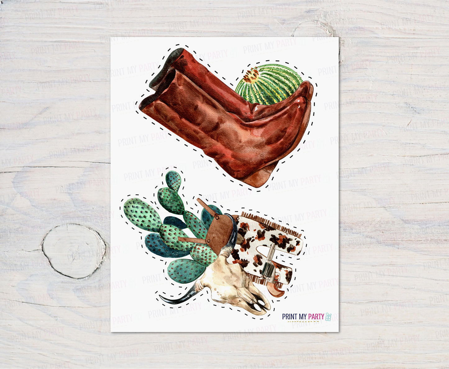 Rodeo Centerpieces | Cowboy Party Decorations - 34A