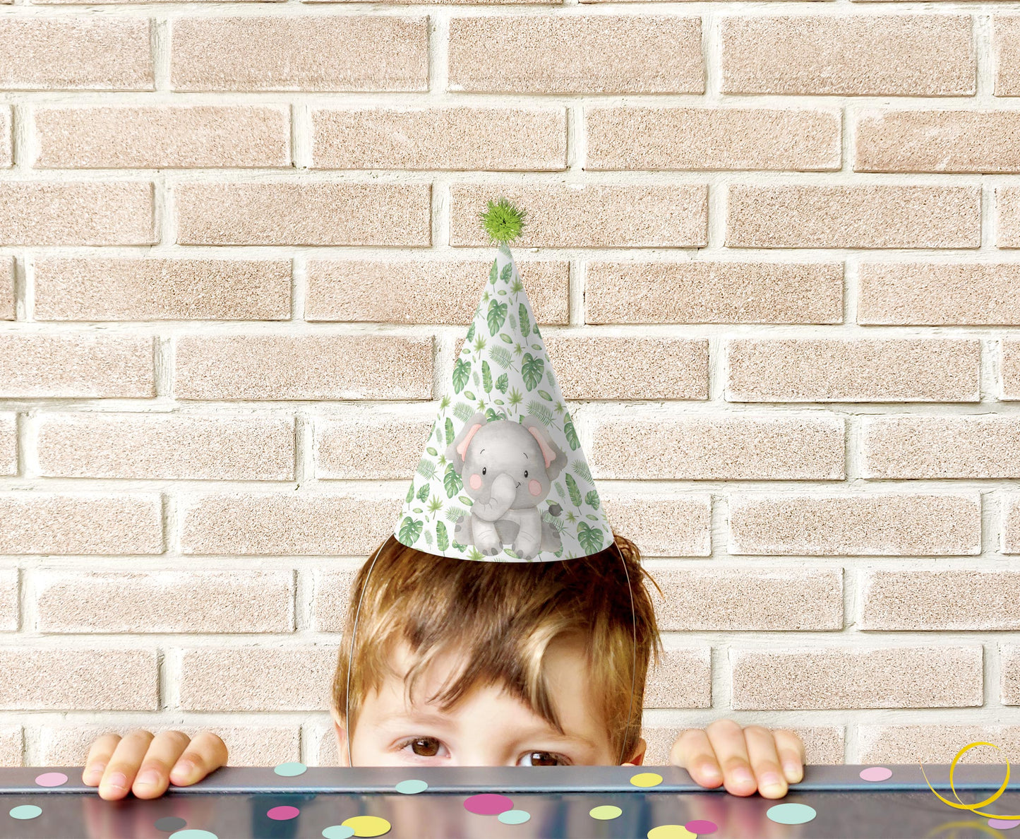 Safari Party Hats | Jungle Themed Birthday Party Decorations - 35E