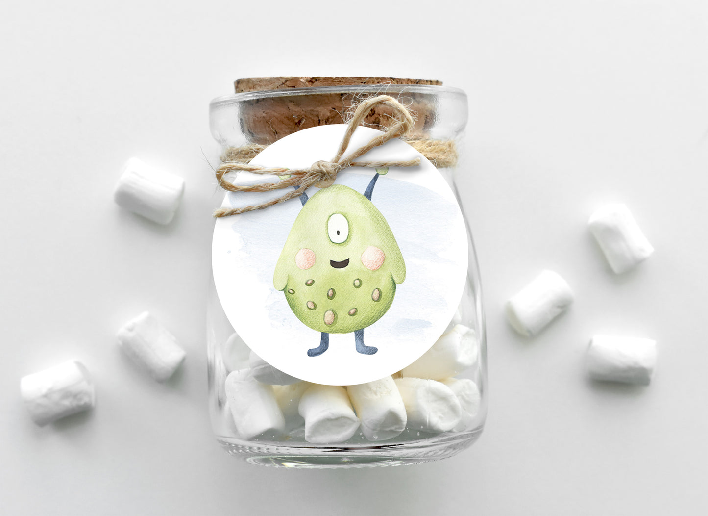 Alien Cupcake Toppers | Outer Space Themed Birthday Party Decorations - 39B