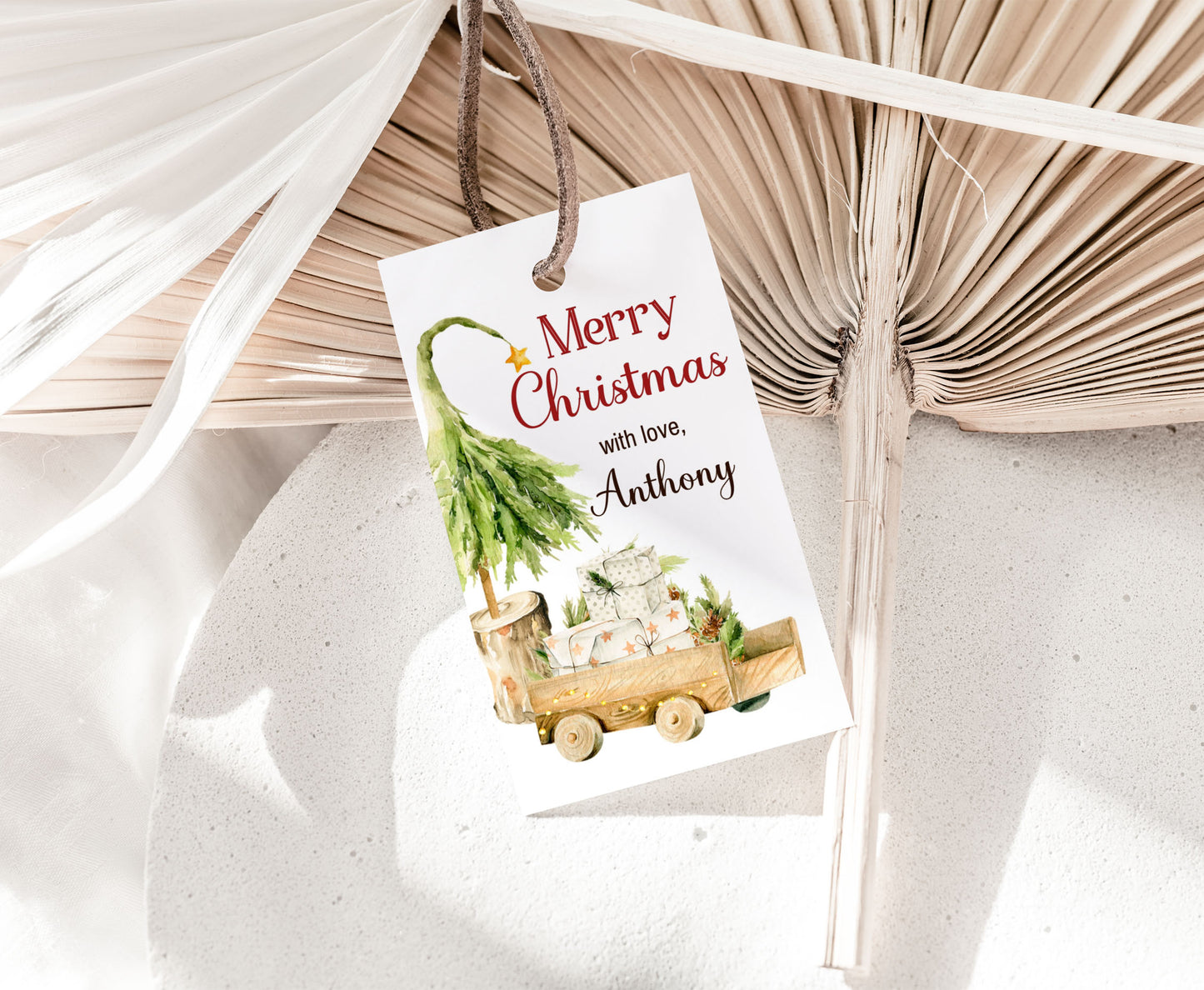 Editable Kids Christmas Tags | Merry Christmas Tags - 112