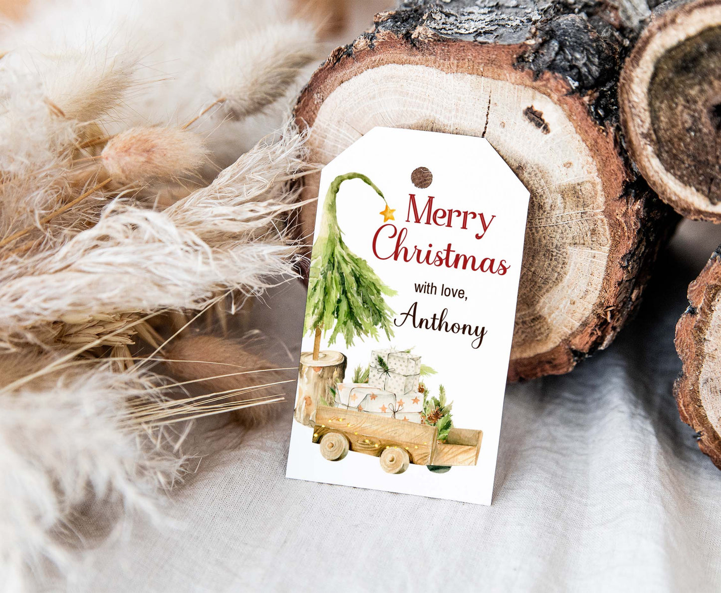 Editable Kids Christmas Tags | Merry Christmas Tags - 112