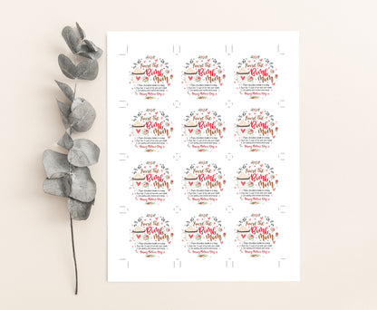 You are the Bomb Mom Square and Round Tags | Happy Mother's Day Gift Tag - 116