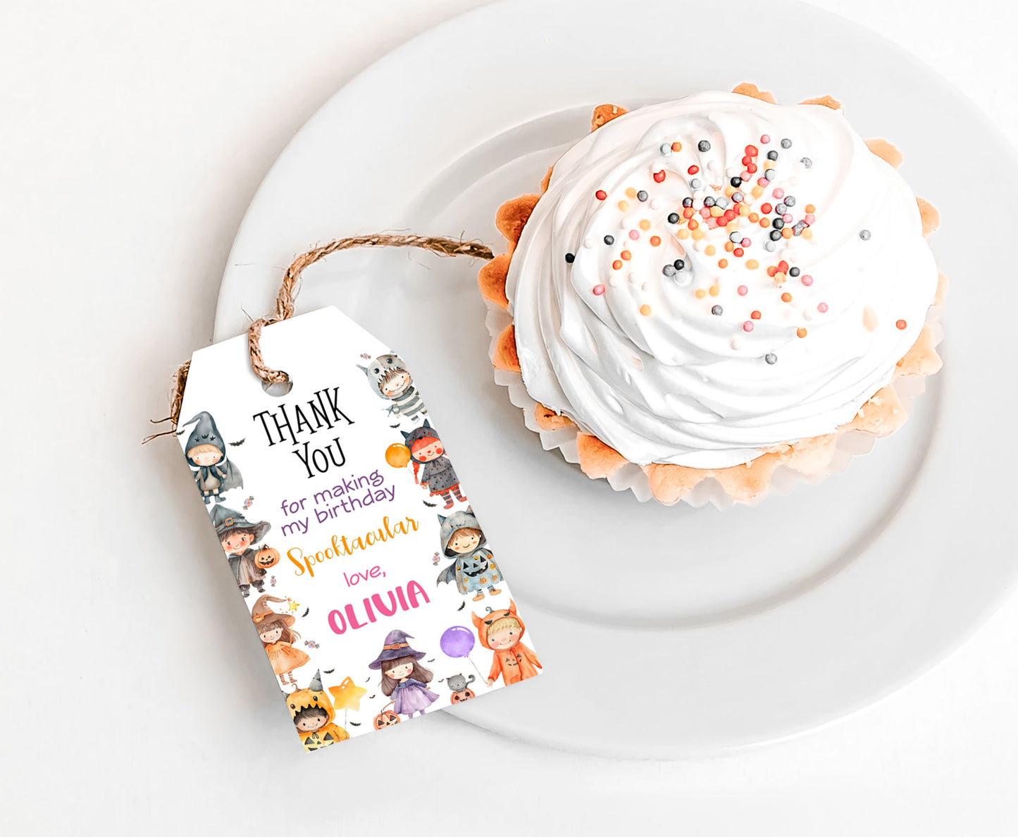 Halloween  favor Tags | Halloween Thank you Tags - 115Q