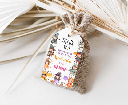 Halloween  favor Tags | Halloween Thank you Tags - 115Q