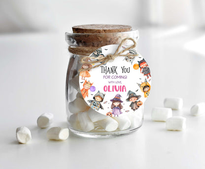 Halloween  favor Tags | Halloween Thank you Tags - 115Q