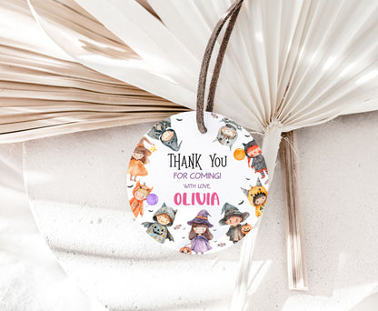 Halloween  favor Tags | Halloween Thank you Tags - 115Q