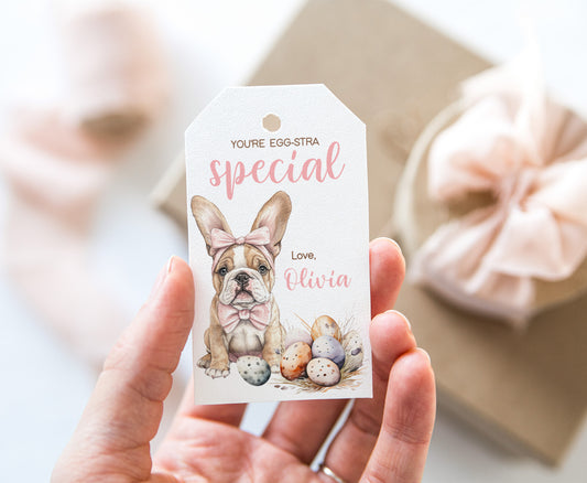 Cute Dog Gift Tags | Happy Easter Gift Tag - 113