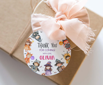 Halloween  favor Tags | Halloween Thank you Tags - 115Q
