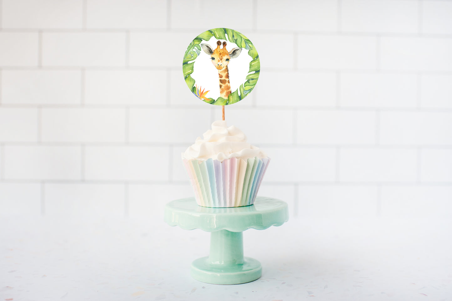 Safari Cupcake Toppers | Jungle Themed Party Cupcake Picks