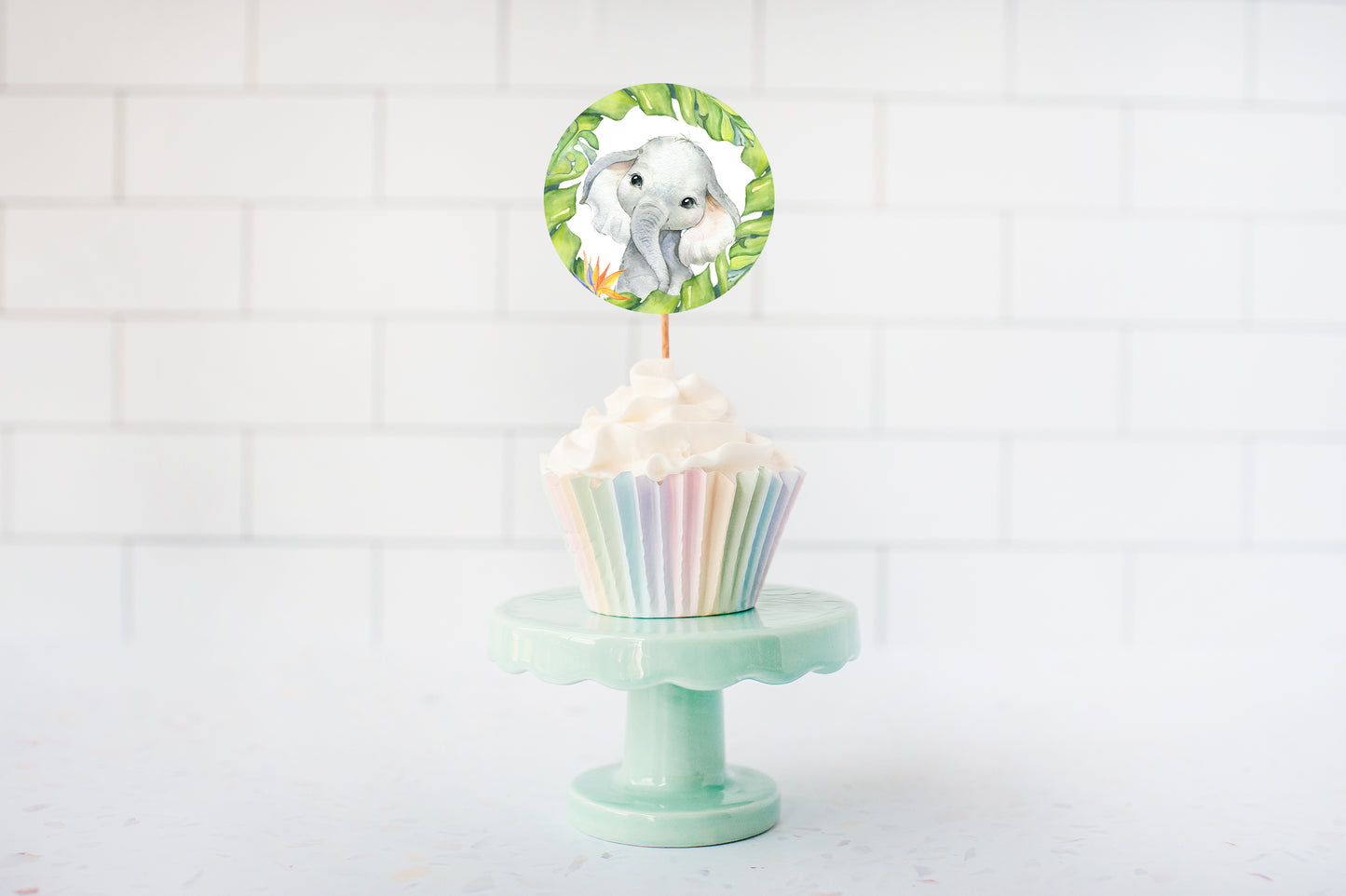 Safari Cupcake Toppers | Jungle Themed Party Cupcake Picks