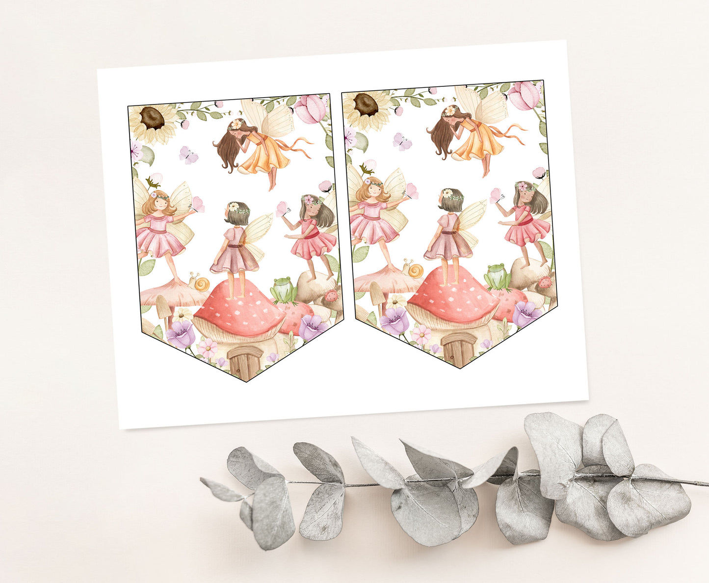 Editable Fairy Banner | Garden Fairy Party Decorations - 10A