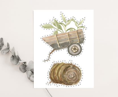 Farm Centerpieces, Farm Party Table Decorations - 11E