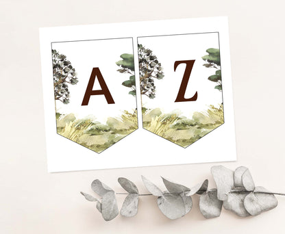 Editable Safari Banner | Jungle Animals Party Decorations - 35I