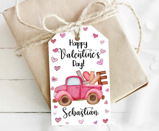 Editable Happy Valentine's Day Tags | Valentine's Gift Tags - 119