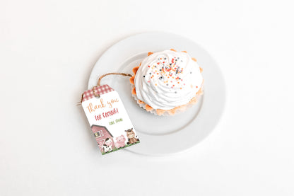 Farm Thank You Tags | Barnyard Birthday Party Printable - 11A