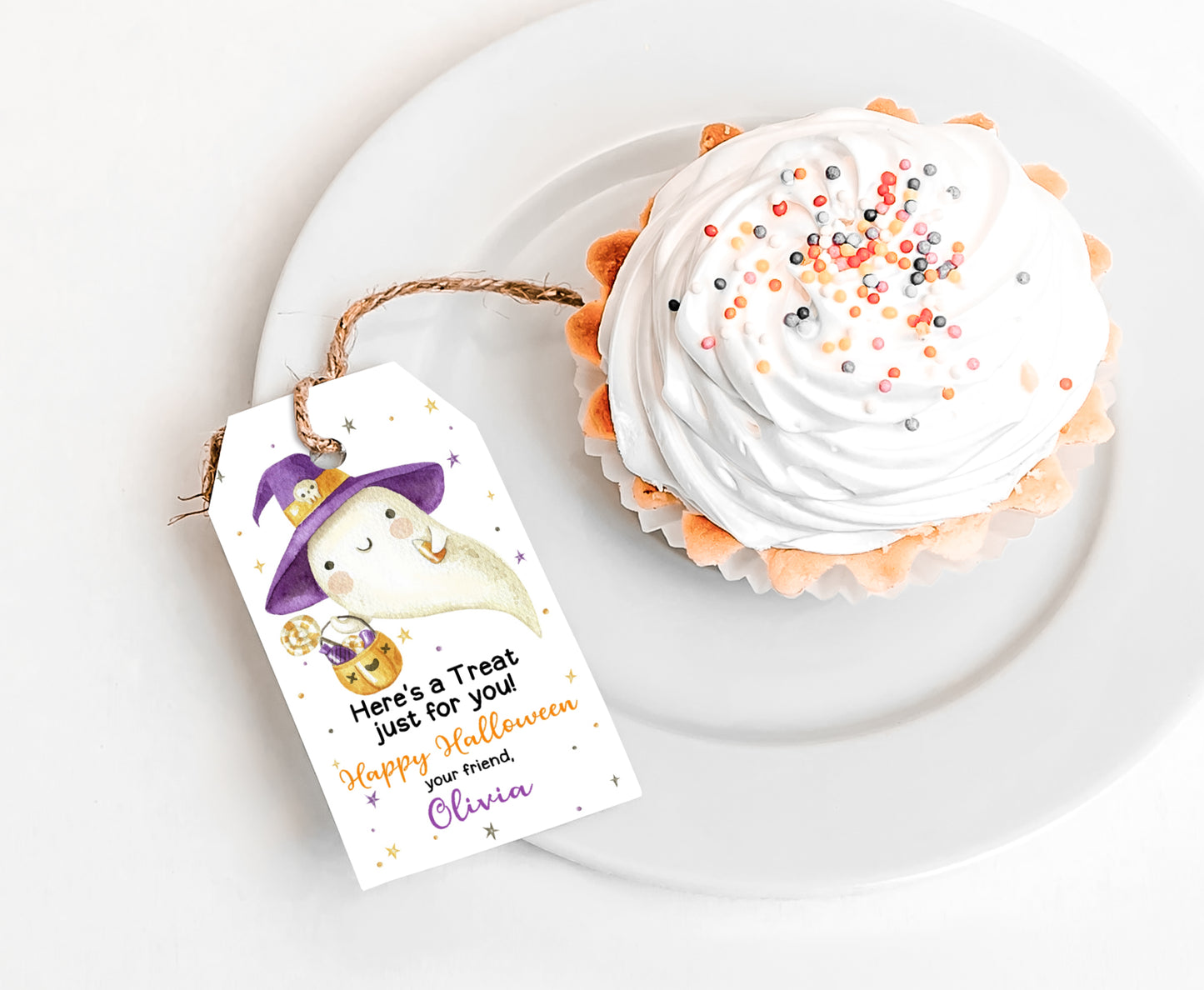 Editable Here is a Treat for You Tag | Halloween Party Decorations - 115