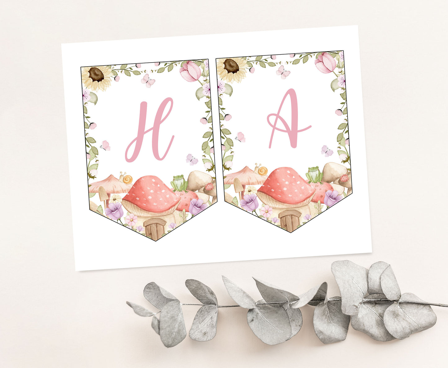 Editable Fairy Banner | Garden Fairy Party Decorations - 10A