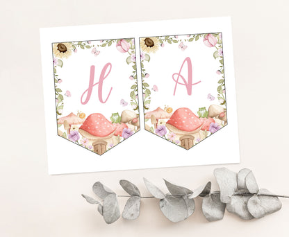 Editable Fairy Banner | Garden Fairy Party Decorations - 10A