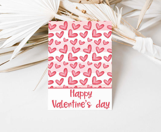 Happy Valentine's Day Cookie Card | Valentines Printable Cards - 119