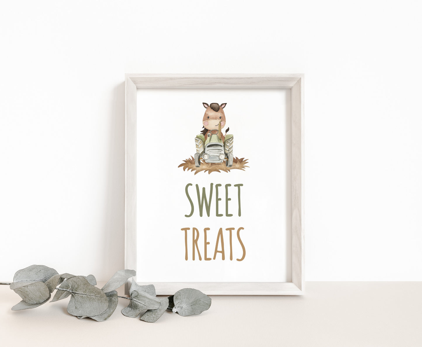 Sweet Treats Sign Printable | Farm Party Table Decoration - 11E