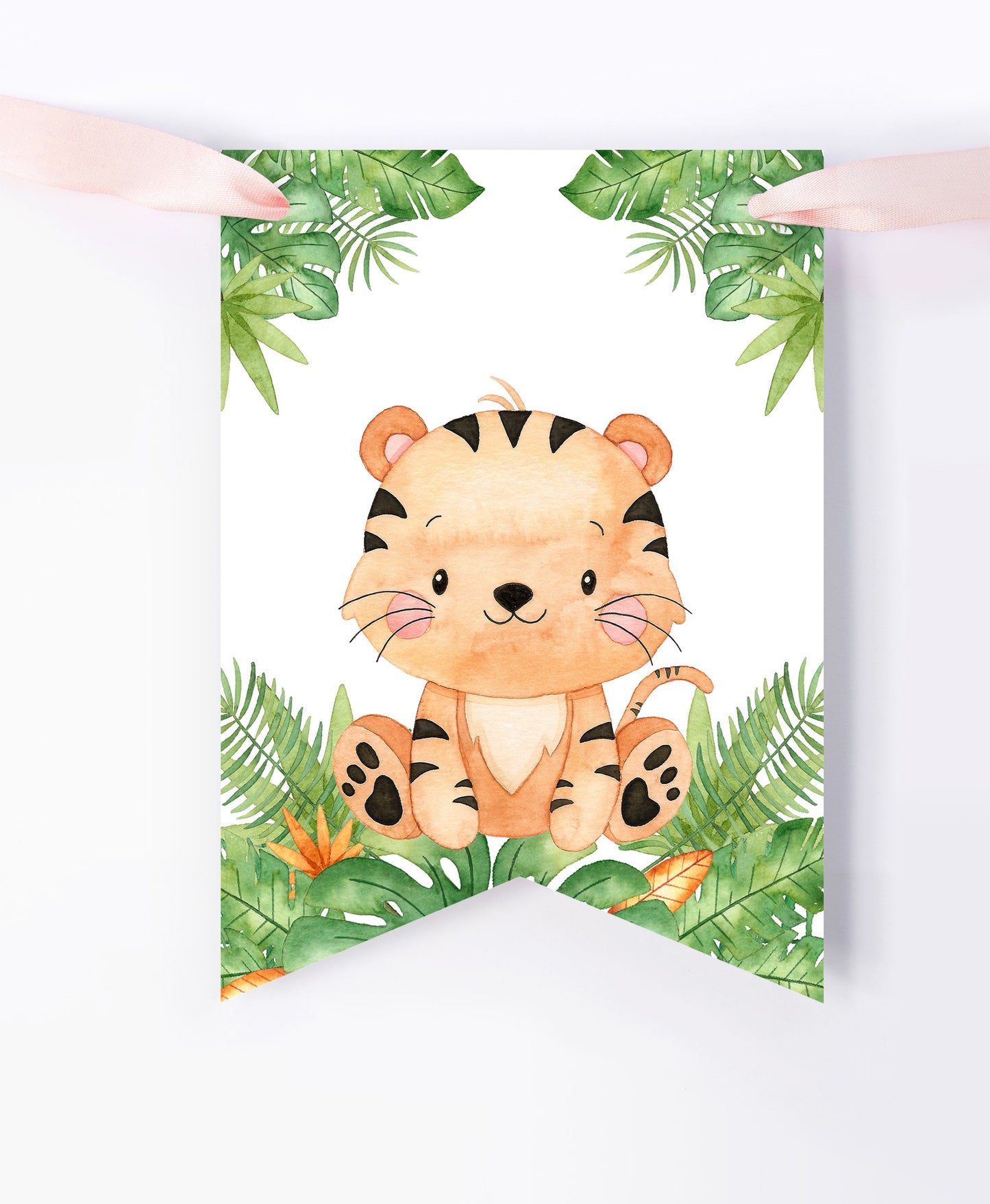 Safari Animals Banner | Jungle Theme Printable Party Decorations - 35E