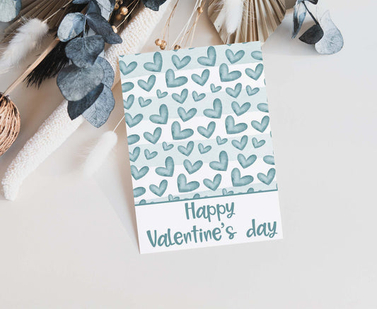 Happy Valentine's Day Cookie Card | Valentines Printable Cards - 119