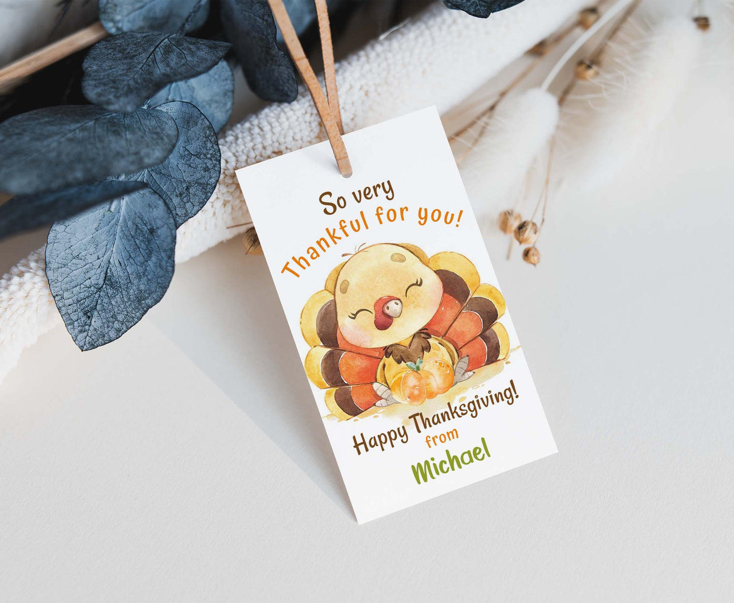 So very Thankful for you Tag | Thanksgiving Thank you Tags - 118