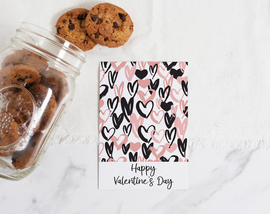 Happy Valentine's Day Cookie Card | Valentines Printable Cards - 119