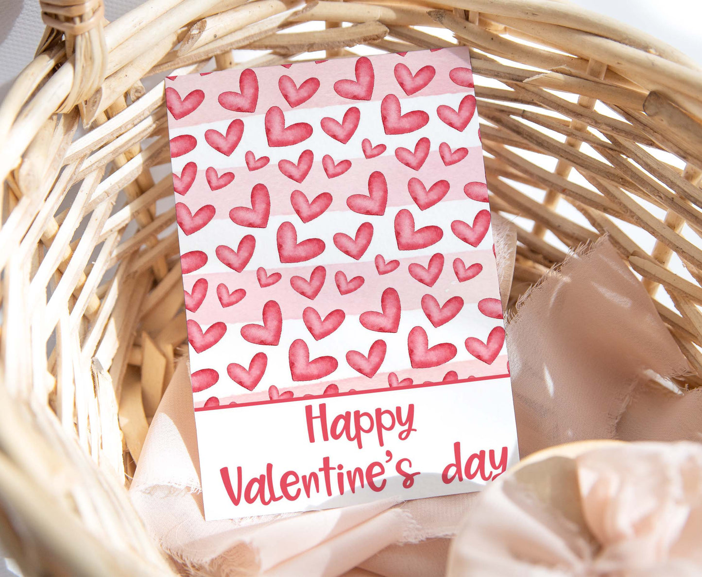 Happy Valentine's Day Cookie Card | Valentines Printable Cards - 119