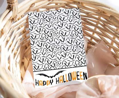Bat Cookie Card | Happy Halloween Printable Cards - 115