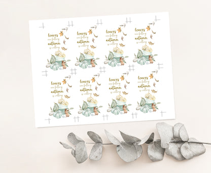 Autumn Tags | Fall Favor Tags - 30