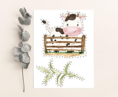 Farm Centerpieces, Farm Party Table Decorations - 11E