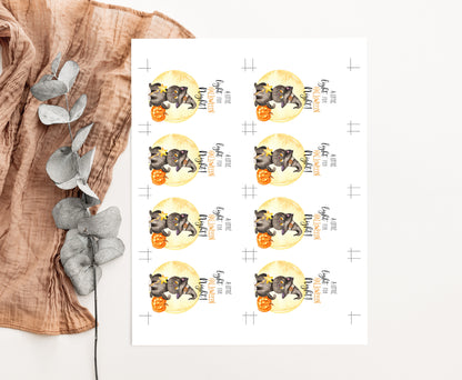 A Little light for Halloween night Tags | Halloween Favor Tags - 115
