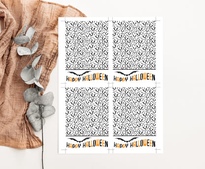 Bat Cookie Card | Happy Halloween Printable Cards - 115