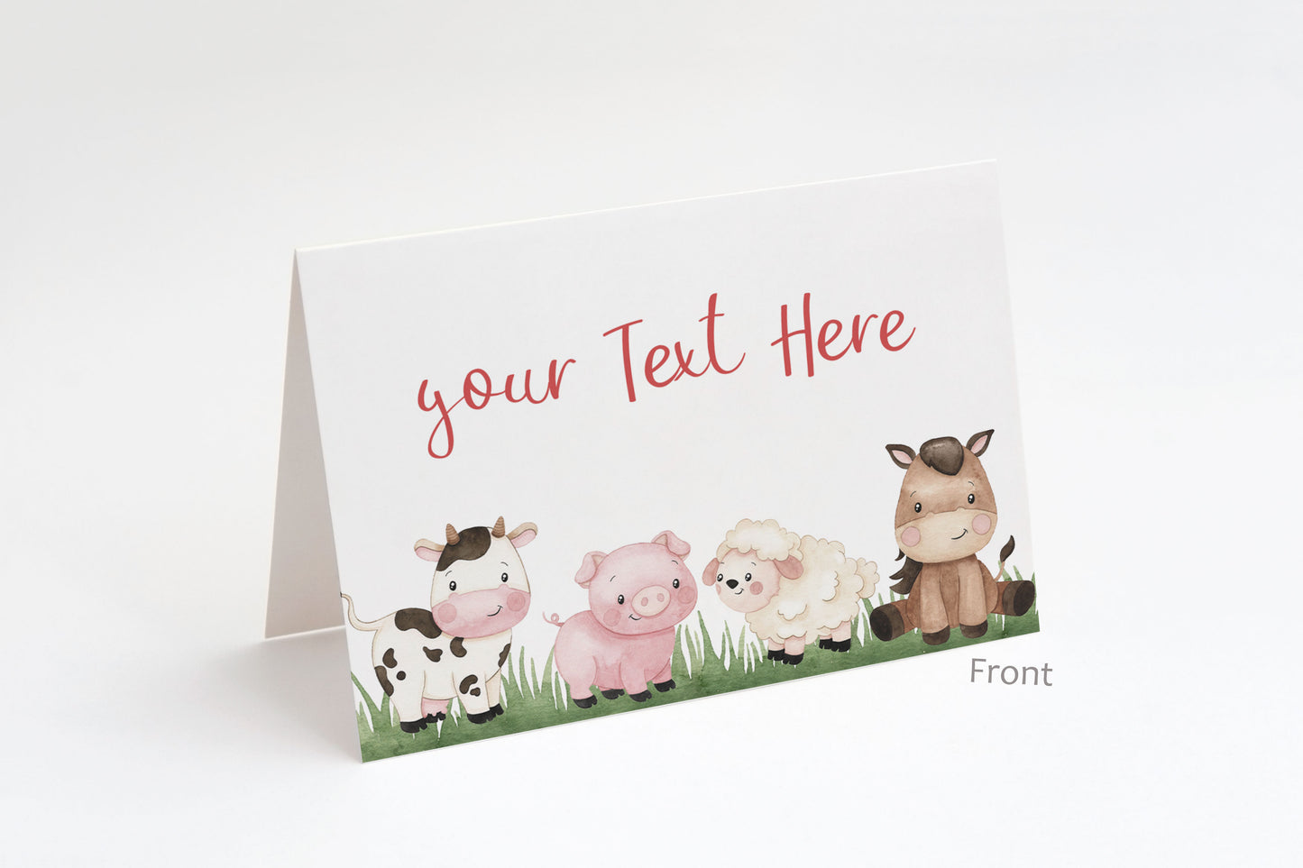 Farm Place Cards | Barnyard Bash Table Decorations - 11A