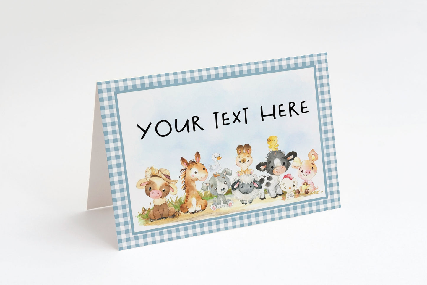 EDITABLE Farm Place Cards | Farm Theme Party Food Label Printable - 11C2