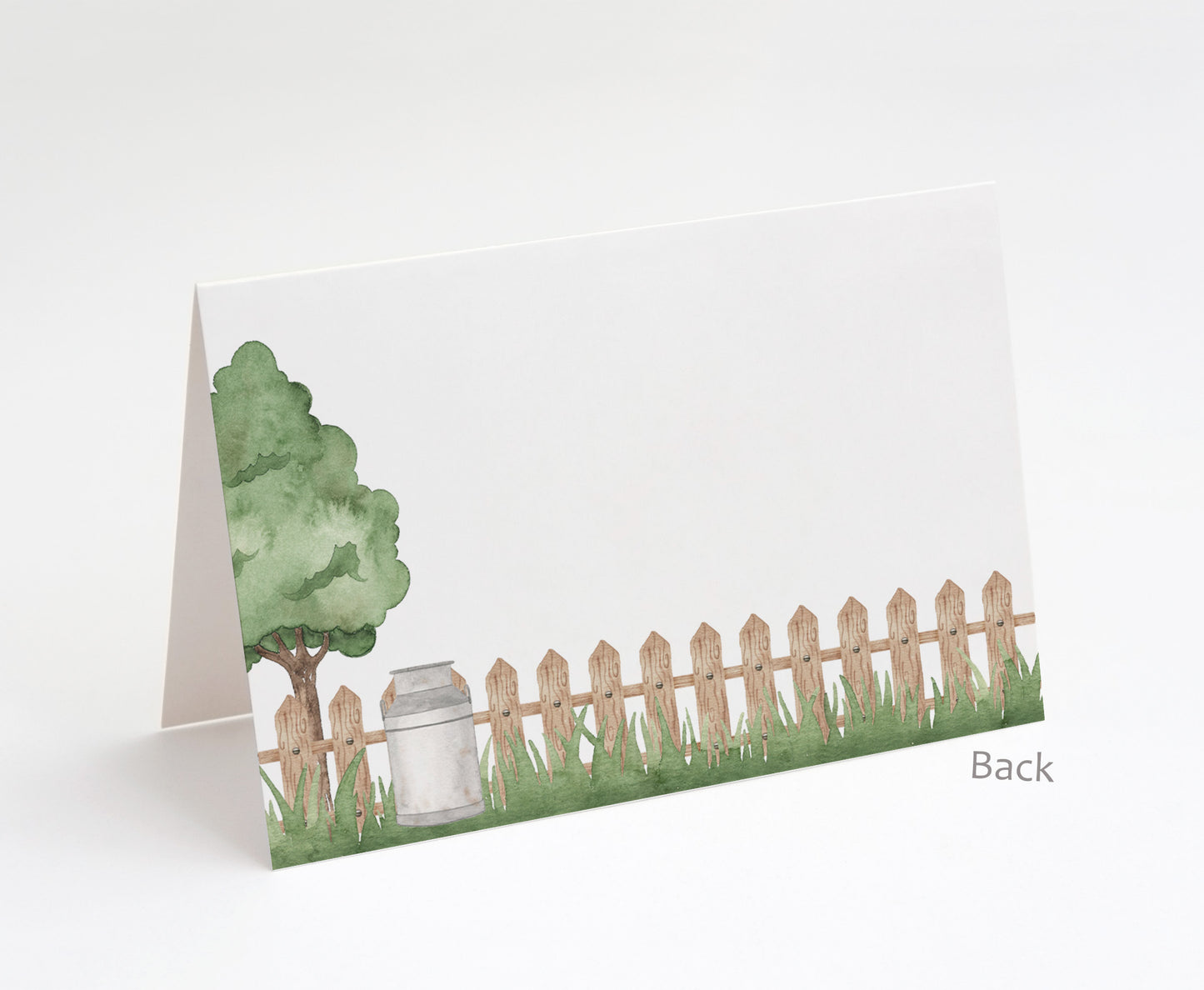 Girl Cow Place Cards | Farm Party Table Decorations - 11A