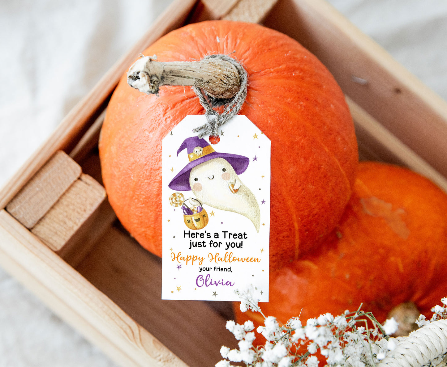 Editable Here is a Treat for You Tag | Halloween Party Decorations - 115