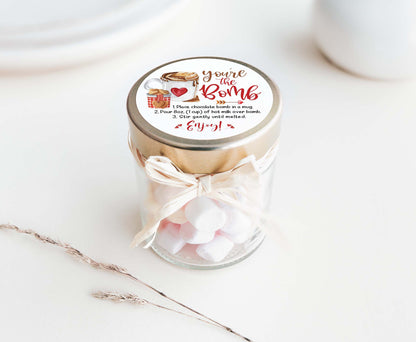 You're the Bomb Tags 2"x2" | Valentine Favor Tags - 119