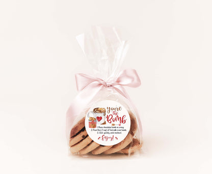 You're the Bomb Tags 2"x2" | Valentine Favor Tags - 119