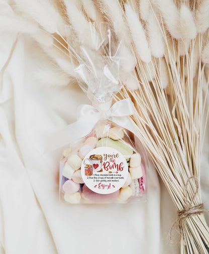 You're the Bomb Tags 2"x2" | Valentine Favor Tags - 119