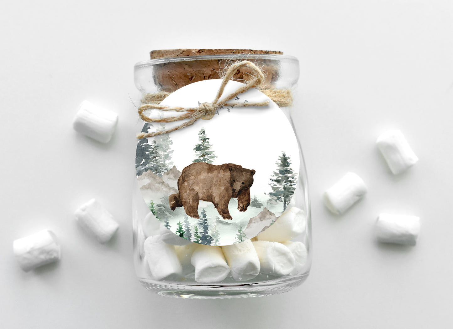 Woodland Animals Cupcake Toppers | Forest Themed Party Cupcake Picks - 47H