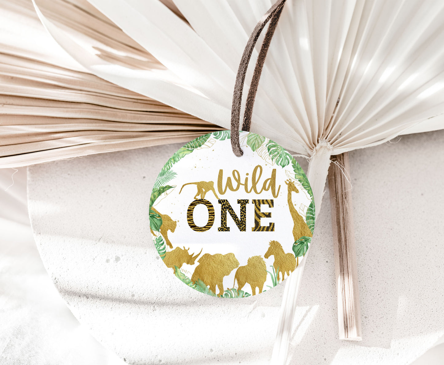 Safari Wild One Cupcake Toppers | Jungle Themed Birthday Cupcake Picks - 35K