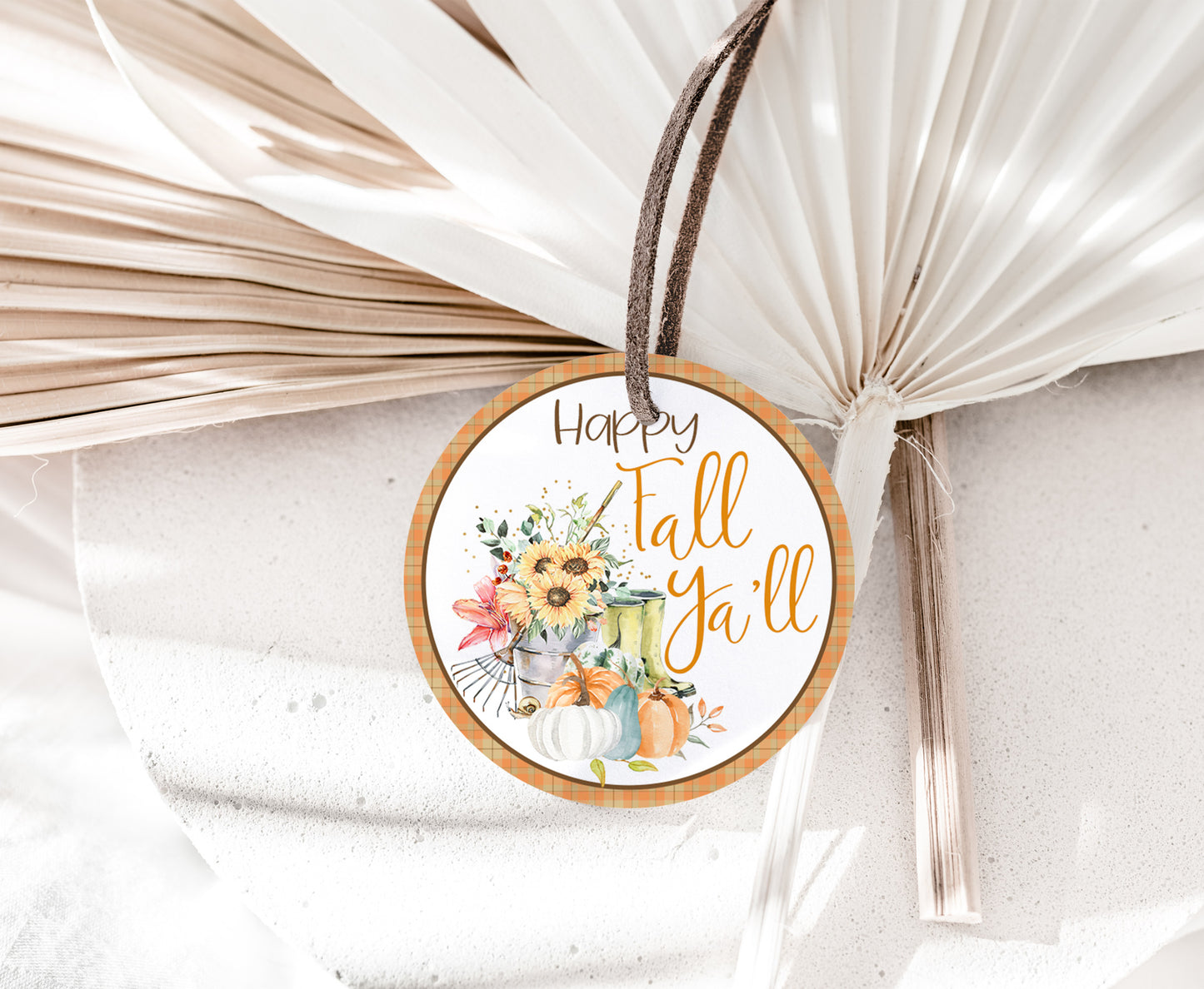 Happy Fall Yall Tags | Fall square Tags - 30