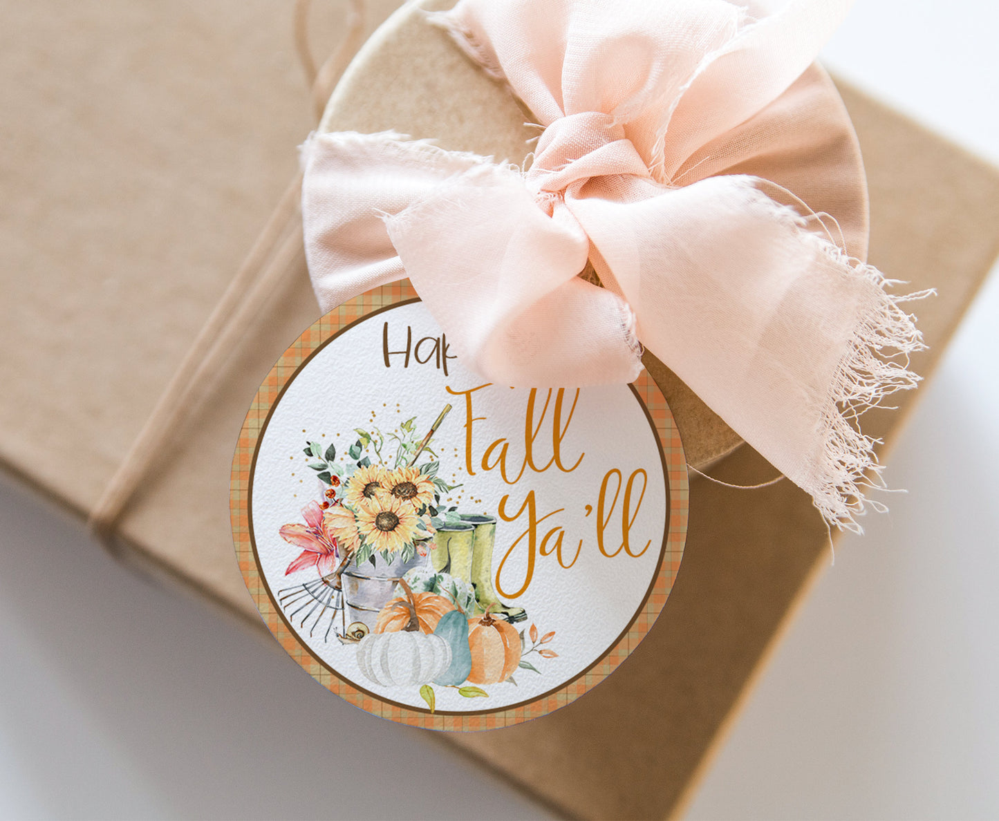 Happy Fall Yall Tags | Fall square Tags - 30