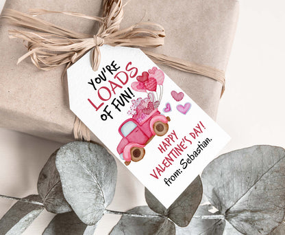 EditableYou're Loads of fun Tags | Happy Valentine's Gift Tags - 119