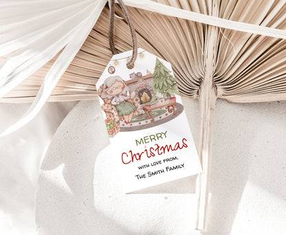 Editable Christmas Tags | Merry Christmas Gift Tag- 112