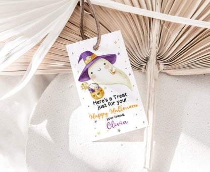 Editable Here is a Treat for You Tag | Halloween Party Decorations - 115