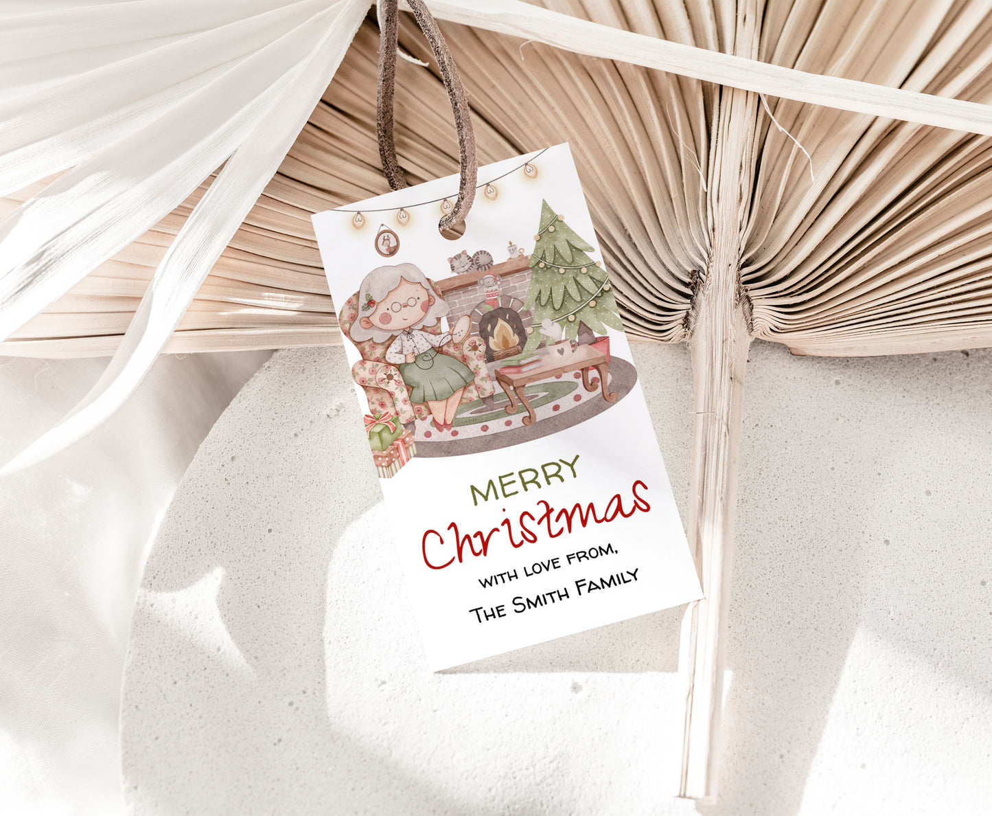 Editable Christmas Tags | Merry Christmas Gift Tag- 112