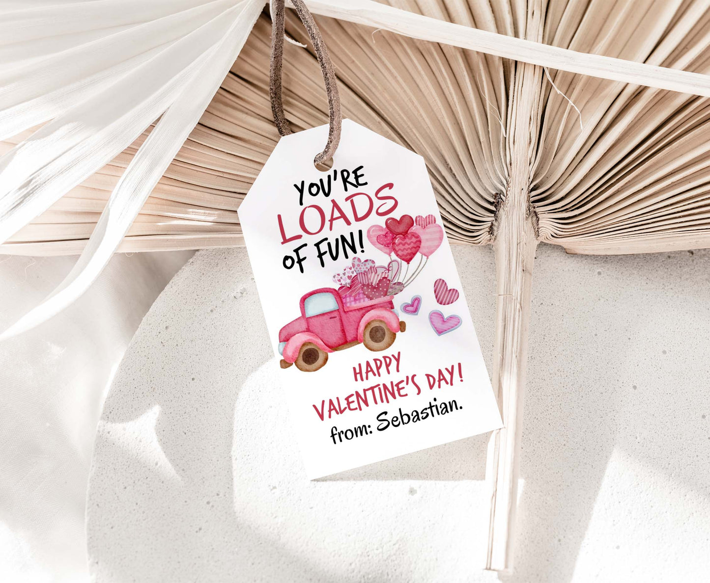 EditableYou're Loads of fun Tags | Happy Valentine's Gift Tags - 119